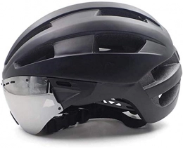 HNZS Mountain Bike Helmet HNZS Helmet Cycling Helmet Adult Urban Helmet Road MTB Mountain Bike Aero Race Bicycle Helmet with Sun Visor L Color 1