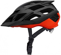HNZS Clothing HNZSHelmet Mountain Bicycle Helmet MTB Bike Helmet with Removable Visor Ultralight Sport Off-Road L Black Orange 8