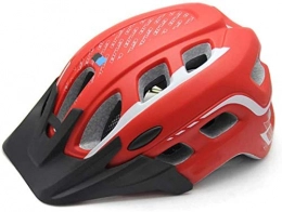 HNZS Clothing HNZSHelmet Professional Cycling Helmets Superlight MTB Mountain Bike in-Mold Helmets 19 Vents Breathable 55-61cm Red 1