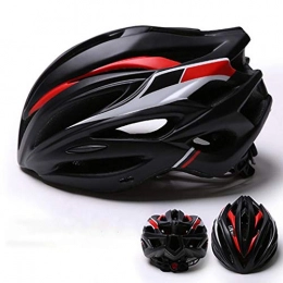 Hshihai Clothing Hshihai Bicycle Helmet With Lights Cycling Helmet Mountain Bike Helmet Adult Hard Hat Riding Gear (Color : Black)