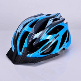 Hshihai Clothing Hshihai Mountain bike bicycle riding helmet men and women helmet riding breathable comfortable helmet removable brim (Color : Sky blue)