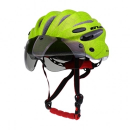 Inzopo Clothing Inzopo Professional Stable Road / Mountain Bike Cycling Helmrt MTB CyclingHelmets with Air Attack Eye Shield Helmet Visor for Mens Womens Fluorescent Green -