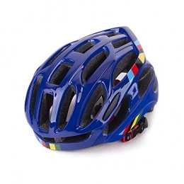 JFYCUICAN Mountain Bike Helmet JFYCUICAN Helmet Cycling Helmet for Men Women PC Shell Helmet Safety Mountain Bike Helmet Protection Outdoor Sport Equipment (Color : Blue, Size : Free)