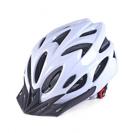 JFYCUICAN Clothing JFYCUICAN Helmet Cycling Helmet for Men Women Safety Mountain Bike Helmet PC Shell Helmet Protection Outdoor Sport Equipment (Color : 02White, Size : Free)