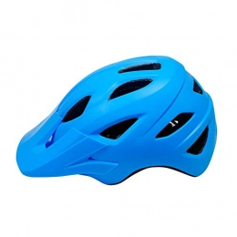 JFYCUICAN Clothing JFYCUICAN Helmet Cycling Safety Helmet for Adult Mountain Bike Helmet Protection Outdoor Sport Equipment PC Shell Helmet (Color : Blue, Size : Free)