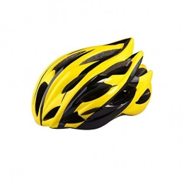 JFYCUICAN Clothing JFYCUICAN Helmet Lightweight Bike Helmet for Men Women Adjustable Helmet Outdoor Sports Mountain Road Bike Cycling Helmets (Color : Yellow, Size : Free)
