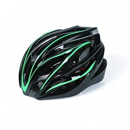 JFYCUICAN Clothing JFYCUICAN Helmet Mountain Bike Helmet Cycling Adult Safety Helmet Protection Adjustable 54-62cm Outdoor Sport Helmet (Color : Green, Size : Free)
