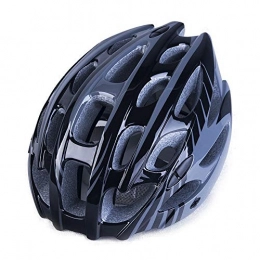 JFYCUICAN Clothing JFYCUICAN Helmet Sports Outdoor Mountain Bike Helmet for Men Women Protection Head Adjustable Road Cycling Helmet Lightweight (Color : Black, Size : Free)