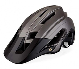 JUNYFFF Mountain Bike Helmet JUNYFFF Helmet, Cycle Helmets, Mountain Bicycle Helmet, Adjustable Comfortable Safety Helmet for Outdoor Sport Riding Bike, (56-62Cm)