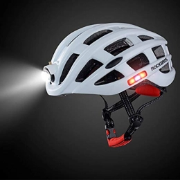 Kaemma Clothing Kaemma ROCKBROS Outdoor Sports Helmet With Light Mountain Bike Riding Safety Helmet For Cycling Bike Bicycle Riding