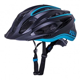 KALI Alchemy Trail Unisex Mountain Bike Helmet - Matte Black/Blue, S/M/MTB Adult Ride Cycle Head Wear Lid Skull Protection Off Road Protective Safe Guard Protective Cycling Hat Riding Headwear