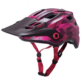 KALI Clothing KALI Maya 3.0 Enduro Unisex Mountain Bike Helmet - Red, L / XL / MTB Safe Head Wear Trail Ride Cycling Protective Cycle Hat Guard Riding Bicycle Protection Safety Biking Lid Adult Dial Fit Headwear