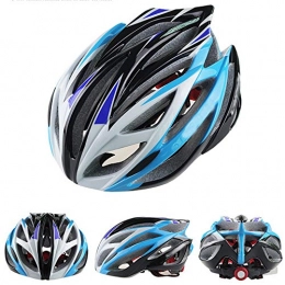 Kaper Go Clothing Kaper Go Bicycle Helmet For Men And Women One-piece Mountain Bike Riding Helmet Comfortable And Safe Breathable Helmet (Color : Blue)