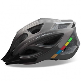 Kaper Go Clothing Kaper Go Bicycle Helmet Integrated Molding Riding Helmet Mountain Bike Road Bike Helmet Men And Women (Color : Gray)