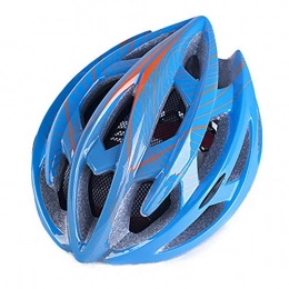 Kaper Go Clothing Kaper Go Bicycle helmet with light bicycle helmet mountain bike helmet adult helmet riding equipment with lined helmet (Color : Blue)