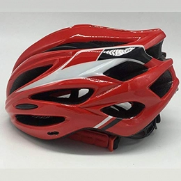 Kaper Go Clothing Kaper Go Bicycle Helmet With Light Riding Helmet Mountain Bike Bicycle Helmet Men And Women Breathable Helmet Riding Equipment (Color : Red)