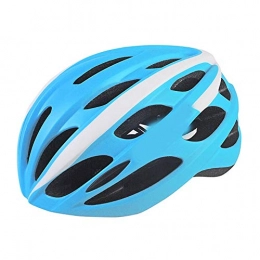 Kaper Go Clothing Kaper Go Bicycle Mountain Bike Riding Helmet Men And Women Safety Helmet Integrated Molding Rechargeable 58-62cm (Color : Blue)