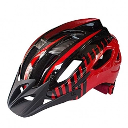 Kaper Go Clothing Kaper Go Bicycle Mountain Bike Safety Helmet Integrated Molding Helmet Universal Riding Equipment (Color : Red)