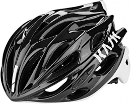 Kask Mojito X Unisex Road Helmet, unisex, CHE00053.240L, Black/White, L