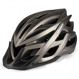 KINGLEAD Mountain Bike Helmet KINGLEAD Bike Helmet with Rechargeable Light, CE Certified Unisex Protected Cycle Helmet for Bike Riding Outdoors Sports Safety Superlight Adjustable Bicycle Helmet