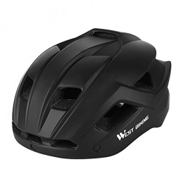 Kinnart Clothing Kinnart Helmet Wear-Resistant Bicycle Lens Taillight Breathable MTB Helmet Exquisite Black