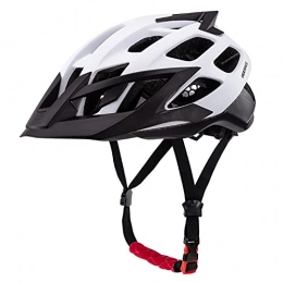 KSHYE Mountain Bike Helmet KSHYE Ultralight Bicycle Helmet In-mold MTB Road Mountain Bike Cycling Helmets Outdoor Riding Safety Cap Equipment (Color : Black white)