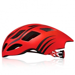 KSNCQJ Mountain Bike Helmet KSNCQJ Highway Mountain Bike Helmets For Men And Women Aerodynamic Helmet Helmets For Men And Women Cycling helmet (Color : Red Black II)