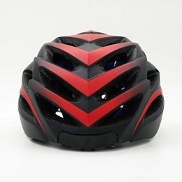 Kyman Clothing Kyman Bike helmet，Multifunction cycling smart helmet mountain bike bluetooth helmet intelligent molded bluetooth bicycle helmet music SOS Impact resistance (Color : Red) (Color : Red)