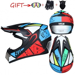 Unknow Clothing Latest Off-road Motorcycle Helmet Bicycle Downhill AM DH Mountain Bike Capacete Cross Helmet Casco Motocross (Color : 11, Size : S)