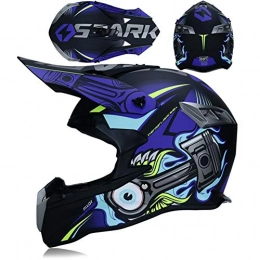 Unknow Clothing Latest Off-road Motorcycle Helmet Bicycle Downhill AM DH Mountain Bike Capacete Cross Helmet Casco Motocross (Color : 21, Size : XL)