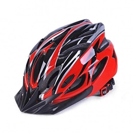 lhmlyl Mountain Bike Helmet lhmlyl Cycling Helmets Bicycle Helmet Red Road Mountain Cycling Helmets Integrally-Molded CE MTB with Sun Visor Men Women Ultralight Bike-Turban_Glasses_L(58-61cm)