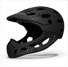 linfei Clothing linfei Full Face Bicycle Adults Helmet Mountain Mtb Road Motorcycle Avt Trial Dh Race Downhill Cycling Helmet 56-62Cm Black