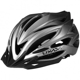 Lixada Mountain Bike Helmet Lixada Cycling Helmet MTB Bike Helmet with Rear Light Sun Visor Breathable Women Men Safety Helmet for Mountain Bicycle Road Bike