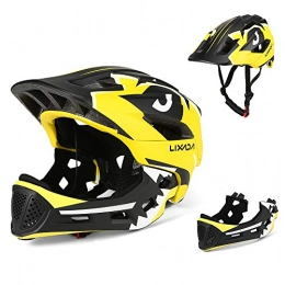 Lixada Clothing Lixada Kids Detachable Full Face Helmet Children Sports Safety Helmet for Cycling Skateboarding Roller Skating