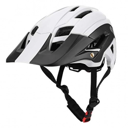 Lixada Clothing Lixada Mountain Bike Helmet 16 Vents Lightweight Cycling Helmet Bicycle Safety Protective Helmet with Detachable Visor for Adult Men / Women (White)
