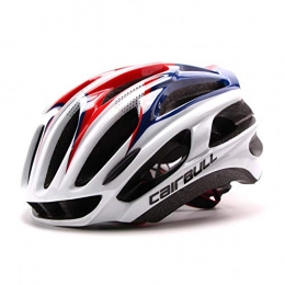 LIZHOUMIL Clothing LIZHOUMIL Unisex Bike Helmet, Professional Bicycle Helmet, Sports Safety Helmet for Men Women Protective Helmet Adults, Helmet For MTB Bicycle Scooter Skateboard Bicycle Red and blue M (54-58CM)