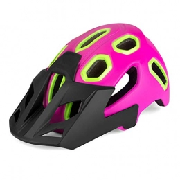 LK-HOME Mountain Bike Helmet LK-HOME Bike Helmet, One-Piece Riding Helmet, Ventilated, Shock-Resistant, Fall-Proof And Sun-Proof, Used for Riding Protection of Skateboard Mountain Bikes, 58-62 Cm, Pink