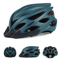 LK-HOME Clothing LK-HOME Bike Helmet, Used for Riding Protection for Skateboard Mountain Bikes, Ventilated, Shock-Resistant, Fall-Proof And Sun-Proof, 56-59 Cm, blue green