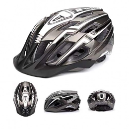 LK-HOME Mountain Bike Helmet LK-HOME Bike Helmet, Used for Riding Protection of Skateboard Mountain Bike, Ventilation And Impact Resistance, 57-61 Cm, Brown