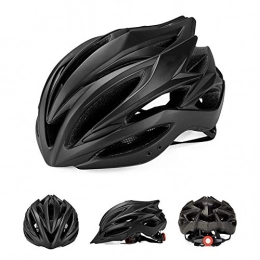 LK-HOME Mountain Bike Helmet LK-HOME Bike Helmet, Used for Riding Protection of Skateboard Mountain Bikes, One-piece Riding Helmet, Ventilated, Shock-resistant, Fall-proof and Sun-proof, 58-62 Cm, Black