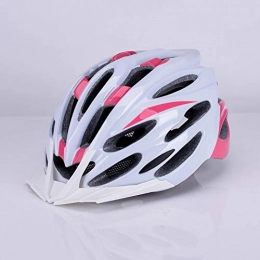 LPLHJD Mountain Bike Helmet LPLHJD Motorcycle Helmet Bicycle Helmet Mountain Bike Riding Helmet Road Adult Safety Helmet with Sun Visor (Color : Pink)