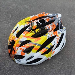 LPLHJD Mountain Bike Helmet LPLHJD Motorcycle Helmet Stunning Camouflage Helmet Bicycle Helmet Road Bike Mountain Bike Helmet Men and Women Breathable Helmet Riding Equipment (Color : Yellow)
