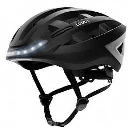 Lumos Clothing LUMOS Kickstart with MIPS Smart Helmet (Charcoal Black) | Bike Accessories | Adult: Men, Women | Front and Rear LED Lights | Turn Signals | Brake Lights | Bluetooth Connected