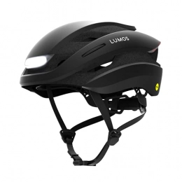 Lumos Mountain Bike Helmet Lumos Ultra Smart Helmet | Bicycle Helmet | Front and Rear LED Lights | Turn Signals | Brake Lights | Bluetooth Connected | Adult: Men, Women (Charcoal Black, Size: M-L)