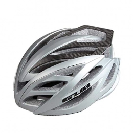 Lxhff Mountain Bike Helmet Lxhff JIE KE Carbon fiber mountain road bicycle one-piece riding helmet hat riding equipment men and women (Color : Gray) (Color : Red, Size : -)