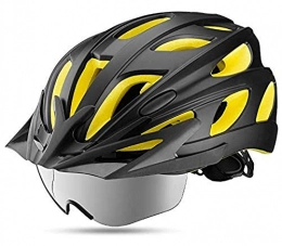 LYY Mountain Bike Helmet LYY Cycling Helmet Integrally-molded Bicycle Helmets Goggles Ultralight Magnetic Mtb Mountain Bike Cycling Helmets With Sunglasses