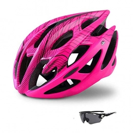LYY Mountain Bike Helmet LYY Helmet Outdoor Mtb All-terrian Bike Mountain Bike Helmet Sports Ventilated Riding Cycling Helmey L(58-62) Pink