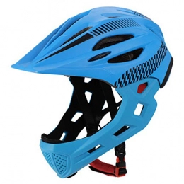 Maifa Clothing Maifa Mountain Bike Helmet, Motorcycle Protection Safety Helmet, Safety Protection Riding With Rear Light Children Balance Full Face Detachable Bicycle Helmet