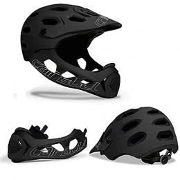 Mawwanta Clothing Mawwanta Full Face Cycle Helmet，Bike Mountain Cross Country Detachable Helmet，Lntegral MTB Extreme Sport Safety Helmets Suitable for Outdoor Riding Protection