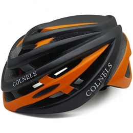 MAZI Cycling helmet oversized new big head circumference mountain bike riding helmet for head circumference60-64cm,black orange